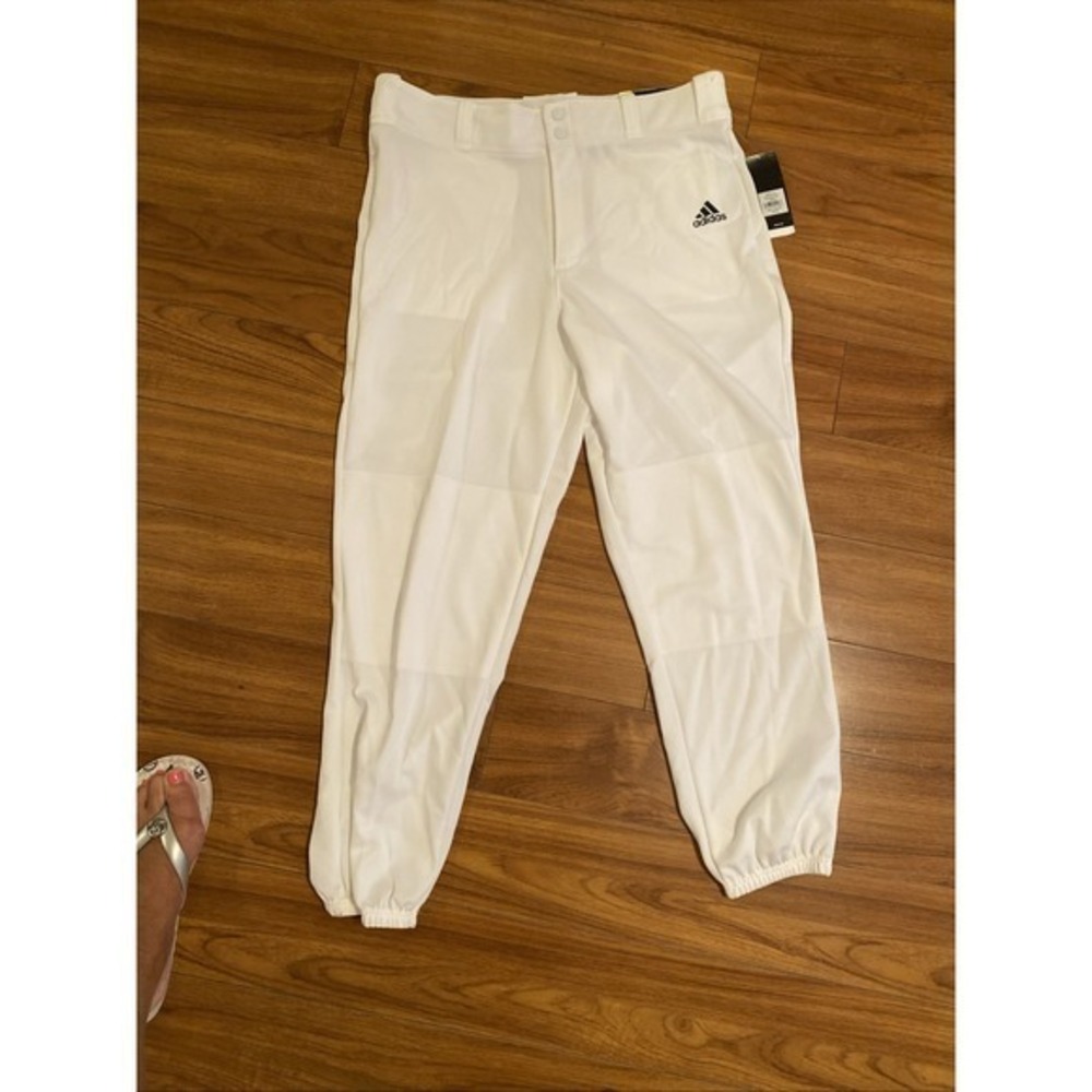 Adidas Men's XL Baseball White Pants Aeroready ‎     106